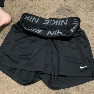 never worn nike pros dri fit drawstring shorts